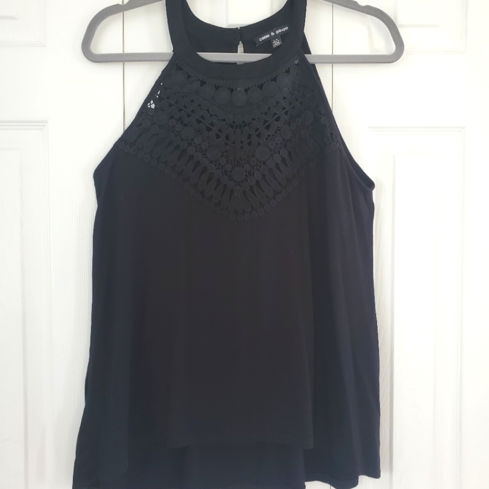 Cable & Gauge Halter Top